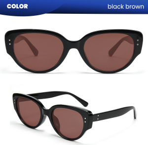 IOOI Eyewear - Kacamata Hitam Cat Eye Sunglasses Retro PC UV400 Protection Wanita 910