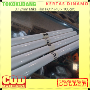 012 mm Mika Film Putih Ukuran 40x100 cm Tebal 0.12 mm Kertas Pelapis Gulung Motor Listrik Hiasan Lampu Kerajinan Tangan Kesenian