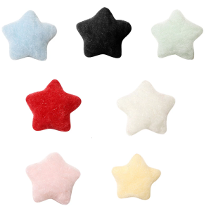 10 Pcs Star Patches Sew on Patches Star Appliques Decorative Patches Craft Supplies for Hairpin Decoration