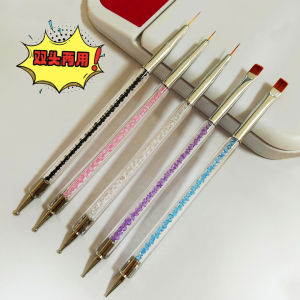 5in1 Set Manicure Nail Art Diamond Dot Pen Painted Liner Brush Pen 5支装美甲双头彩绘笔点钻笔套装光疗笔拉线笔