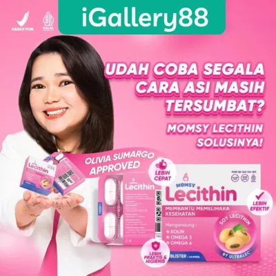 Momsy Lecithin Ultralec Soy Lecithin Premium 12 Kapsul Asi Menyusui Lancar