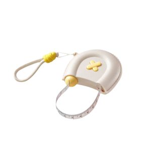 NIFINE Mềm mại linh hoạt Thước đo có thể thu gọn Băng sợi thủy tinh Tự động tua lại Thước đo mềm  Thước đo may vá May đo