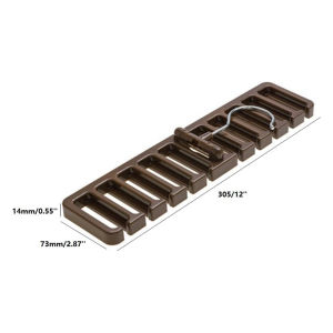 10 Slot Tie Belt Organizer Hanger Multifuctional Rotating Ties Scarf Storage Rack for Wardrobe