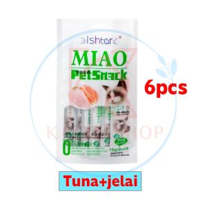 snack kucing 16g/batang kucing kecil kucing dewasa peliharaan snack kucing murah 1 pak isi 6 pcs