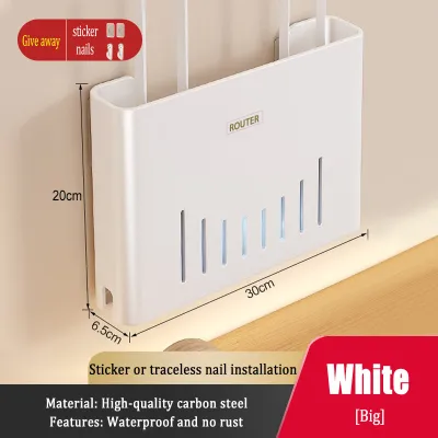 MEIDOO Router Storage Stand Carbon Steel Bracket - No Drilling Required Installation