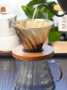 100Pcs Coffee Paper Filter No Residue Odor For Coffee Hand-poured Coffee Filter Drip 2-4 Cup