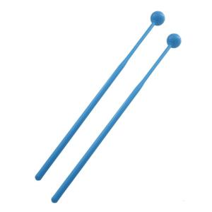 1 Pair of Marimba Mallets Set ABS Handle Plastic Ball Drumstick Percussion Instrument Accessories For Beginners Training