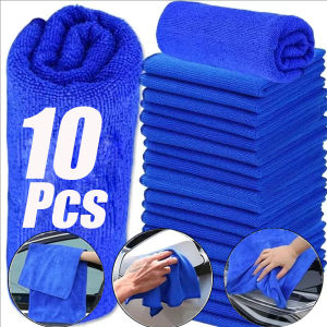 100Pcs Car Cleaning Towel & Kitchen Absorbent Dishcloths