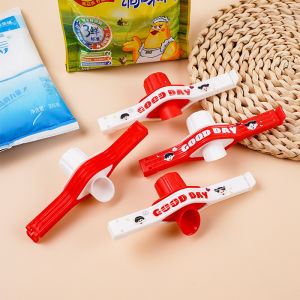 ที่เก็บข้อมูลแบบพกพา เครื่องซีล ถุงปิดผนึก นํากลับมาใช้ใหม่ได้ ทนต่อความร้อน สีแดง ปิดผนึกและกันความชื้น ช่องจ่ายนมผงขนม คลิปปิดผนึกถุงเครื่องเทศ เป็นมิตรกับสิ่งแวดล้อม