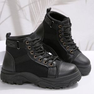 UCMVZO kasut boots perempuan Boots for Women ankle boots for women Korean Style Martin Boots Women Big Size Fashion Black Shoes for Women