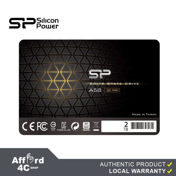 Silicon Power Ace A58 128GB 256GB 512GB 1TB 2TB SSD 3D NAND TLC A58 ...