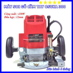 Máy Soi Mộng Gỗ OSUKA 300 - Máy Phay Gỗ OSUKA 300 - Công Suất 430W - Chuyên Dụng Cho Thợ Mộc - Bảo Hành 6 Tháng