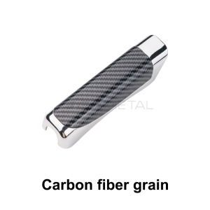 SEAMETAL Universal Car Hand Brake Cover Protection Anti-slip Carbon Fiber Auto Decoration Accessories
