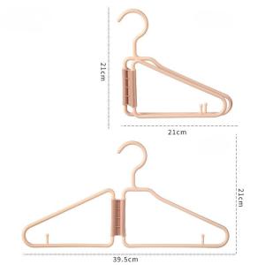 Foldable Clothes Hangers/Space Saving Closet Organizers/Portable Travel Drying Rack Wardrobe Storage Hanger