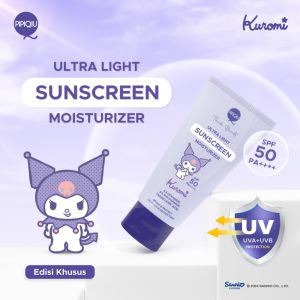 Sunscreen Ultra Light Calming & Soothing SPF 30 Pipiqiu Sunscreen Moisturizer SPF 50 Bright & Protect Tabir Surya Sunblok Wajah