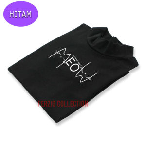 Kaos Anak Strech Lengan Panjang Motif Meow