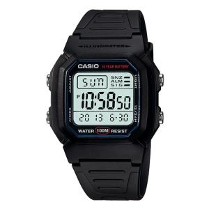 CASIO ORIGINAL - CASIO W-800H-1AV - MEN - Hitam - Resin - Jam dunia JD18ST # Jam Tangan Pria Cowok Anti Air Digital Analog + CASIO W 800H 1A W-800H 800 H W800 W-800 W800H W-800H-1A $ WR1 STR SD7 HT7