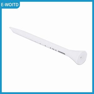 【E-WOITD】 50PCS Professional Golf Tees 83mm White Golf Wood Tee Scale Golf Tees