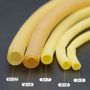 2M Natural Latex Rubber Band High Elastic Multipurpose Stretch Tube for Fishing Slingshot Anchor Spearfishing Accessories