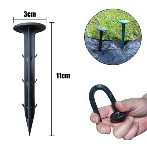 100pcs Farm Nail Ground Nail Garden Premium Quality Paku Weedmat Paku Tanah Gardening Tool for Anti-Grass Cover