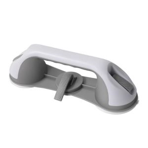 GIGBM Strong Suction Suction Cup Shower Handle Non-slip High Load-bearing Barrier-free Handrail Armrest Anti-fall Bathroom Grab Rail Elderly/Children