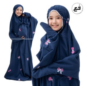 Mukena anak Coquette pita Ribbon TK SD SMP Tanggung Fatimah Aisyah