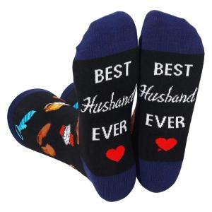 Vớ cotton in vui tươi cho phụ nữ người đàn ông dây chồng Cha Mẹ Con Trai Con gái trang phục hàng ngày kỳ nghỉ vớ hiện tại