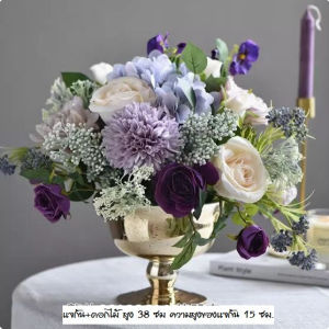 CT031E026 DECHOME แจกันดอกไม้ แจกันดอกไม้แต่งบ้าน แจกันบนโต๊ะอาหาร แจกันดอกไม้ แจกันดอกไม้บนโต๊ะทำงาน แจกันดอกไม้หรู