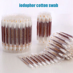 50/100PCS/Boxed Disposable Cotton Swab Portable Individual Package Cotton Bud Fall Scratch Cotton Buds