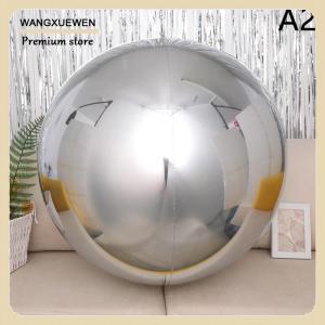 [COD] ลูกโป่งตกแต่งทำจากโลหะทรงกลมขนาด32นิ้วสำหรับงานเฉลิมฉลองและของตกแต่งงานปาร์ตี้บรรจุก๊าซฮีเลียมสามารถลอยได้4D