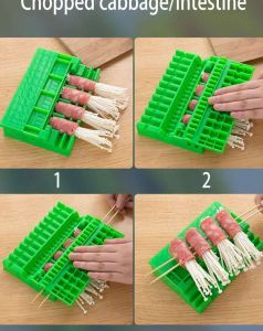 Fu billion Multifunctional Fast Skewer Threading Machine Skewered Lamb Skewered Meat Barbecue WD-A13