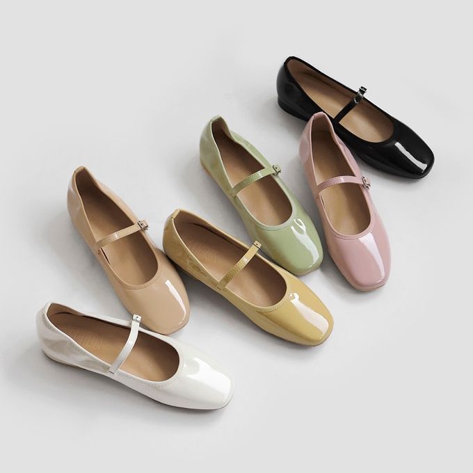 [SAPPUN] Charlotte Enamel Maryjane Flats (2cm) Lazada Singapore