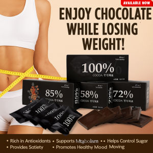 100% Pure Dark Chocolate Bars Vegan Keto Diabetic Pure Bitter Dark Chocolate Without Sugar Mixed With Bitterness 100%|85%|72%|58%|35% Diet Candy