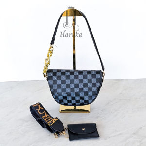 HVM TAS SELEMPANG DHELISA MOTIF TAS WANITA TERBARU SHOULDER BAG