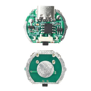 Diymore DC 3.2-4.2V 3-tốc độ mờ + ẩn bảng ổ đĩa flash bên Báo Chí phụ kiện đèn pin 6-10W Đèn hạt cho loại C