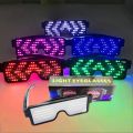 KEDAH LED Glasses Mix 4 Colors IN 1 Glasses Spec Mata LED Luminous Glasses Cermin Mata Lampu. 