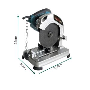 Ladderman Cut Off Machine 7" 185mm 1200W Chop Saw Cutting Machine Gergaji Besi Heavy Duty