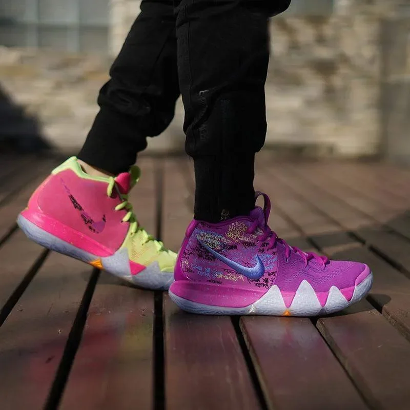 Pink kyrie 4 shop mens