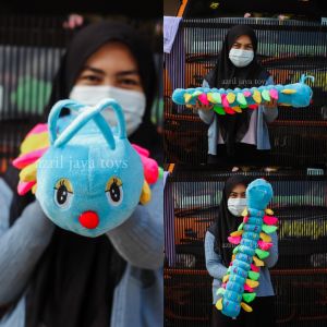 Boneka Ulat Ulil Jumbo 85 cm Hiasan Dashboard Mobil