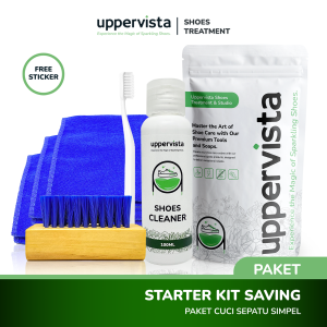 Uppervista Shoe Cleaner Starter Kit Saving Perlengkapan alat nyuci sneakers kalian