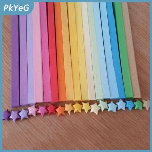 PkYeG Dải Giấy origami ngôi sao may mắn Ruy Băng Giấy gấp màu