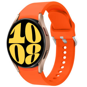 For Samsung Galaxy Watch 6 Classic Strap 43mm 47mm/Galaxy Watch 6/5/4 Strap 40mm 44mm/5 Pro Strap 45mm/4 Classic Strap 42mm 46mm Galaxy Watch 6/5/4 Silicone Band Sport Strap