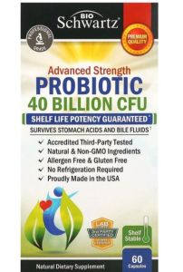 Bio Schwartz ~ Advance Strenght Probiotic 40Billion CFU 60capsules