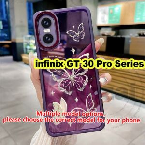Case infinix GT 30 Pro 5G GT 20 10 Pro GT30 Pro X6873 GT30Pro GT 30Pro 2025 Case with Camera Protector Cute Soft Shockproof Clear Luxury New Design