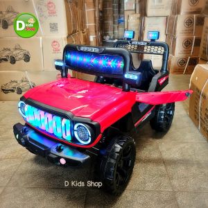 รถแบตเตอรี่เด็กนั่ง รถแบตเตอรี่เด็ก รถเด็กนั่ง ทรงจีฟมินิมีไฟสวยวิ๊บวับม๊ากกก ขนาด 5 มอเตอร์ No.034ไฟสวยวิบวับ