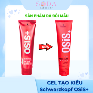 Gel vuốt tóc tạo kiểu tóc Schwarzkopf OSiS+ Rock-Hard Ultra Strong Glue (150ml)