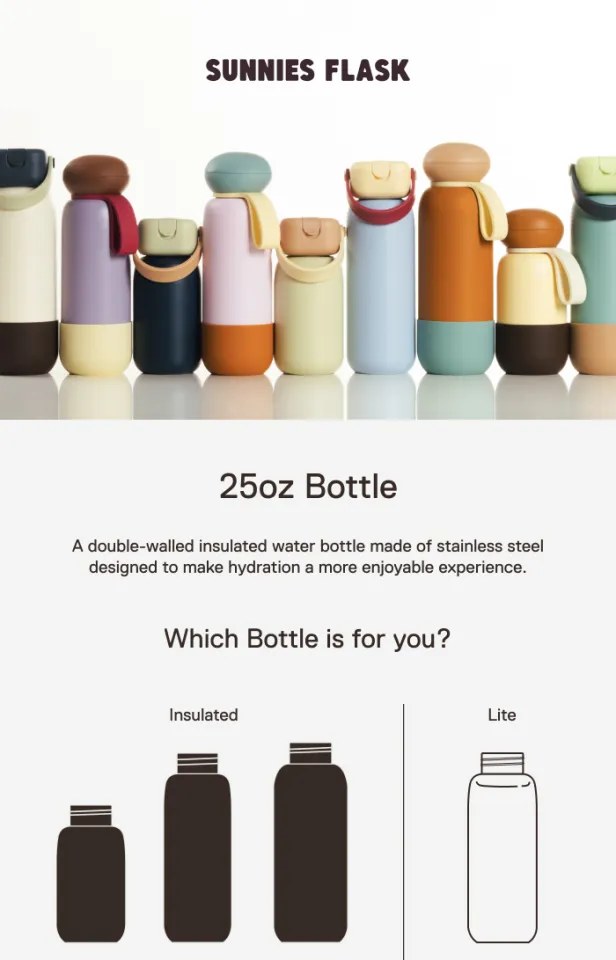 Sunnies Flask Bottle (Insulated Water Tumbler for Hot and Cold