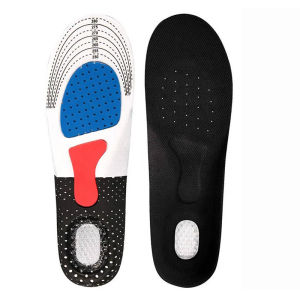 PVD 1Pair Gel Sports Insoles for Shoes Men Women Deodorant Absorb-Sweat Massage Sport Insole Feet Orthopedic Shoe Sole Running