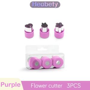 Heabety  Rau trái cây cắt thép không gỉ hoa phim hoạt hình hình dạng khuôn bánh Biscuit cắt khuôn nhà bếp Cookie cutter công cụ