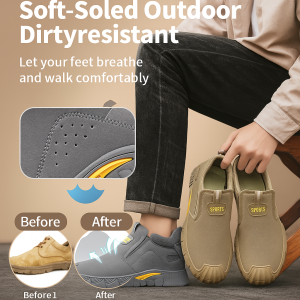 Dad shoes soft bottom one foot stirrup sports shoes site work special